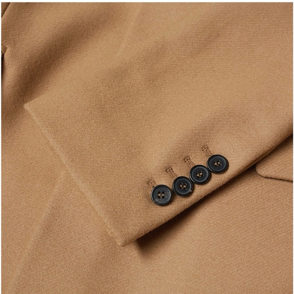 AMI Paris Alexandre Mattiussi - virgin wool camel coat (size M / size 50 French) - Picture 8 of 11